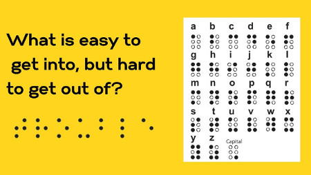 Riddles in braille