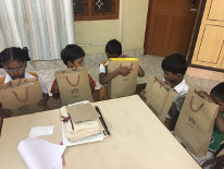 Chetana Library delivers accessible story books to its first set of members.